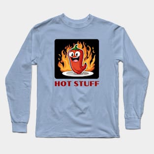 Hot Stuff | Chili Pun Long Sleeve T-Shirt